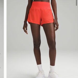 Lululemon speed up high rise 4” shorts